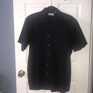 Men’s button down shirt black